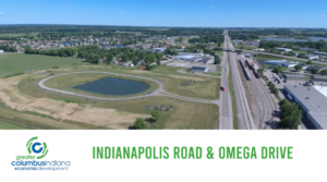 Ind. Road & Omega Drive Drone Footage Screenshot